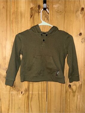 Gerry Weber Kids Olive Hooded Pullover Sweatshirt
